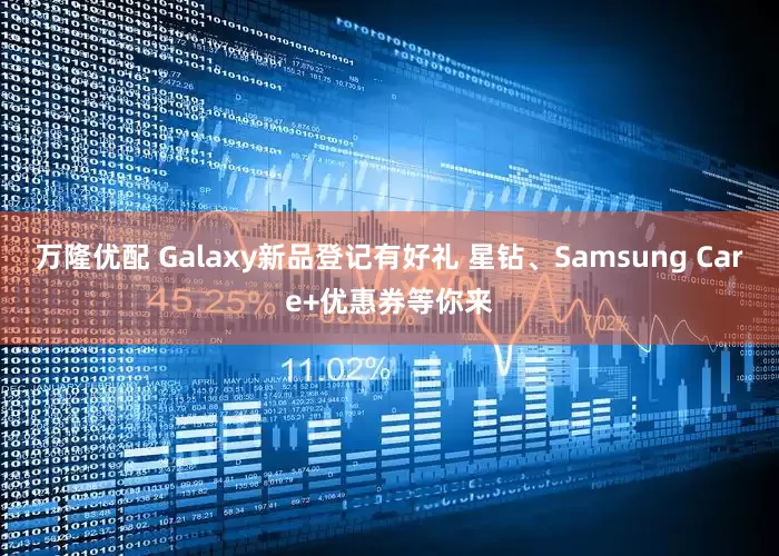 万隆优配 Galaxy新品登记有好礼 星钻、Samsung Care+优惠券等你来