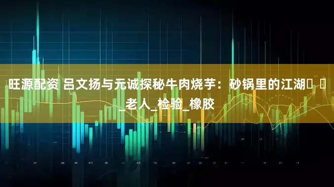 旺源配资 吕文扬与元诚探秘牛肉烧芋：砂锅里的江湖​​_老人_检验_橡胶